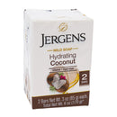 Jergens Hydrating Coconut Soap Bar, 2 Bars (3oz Each)