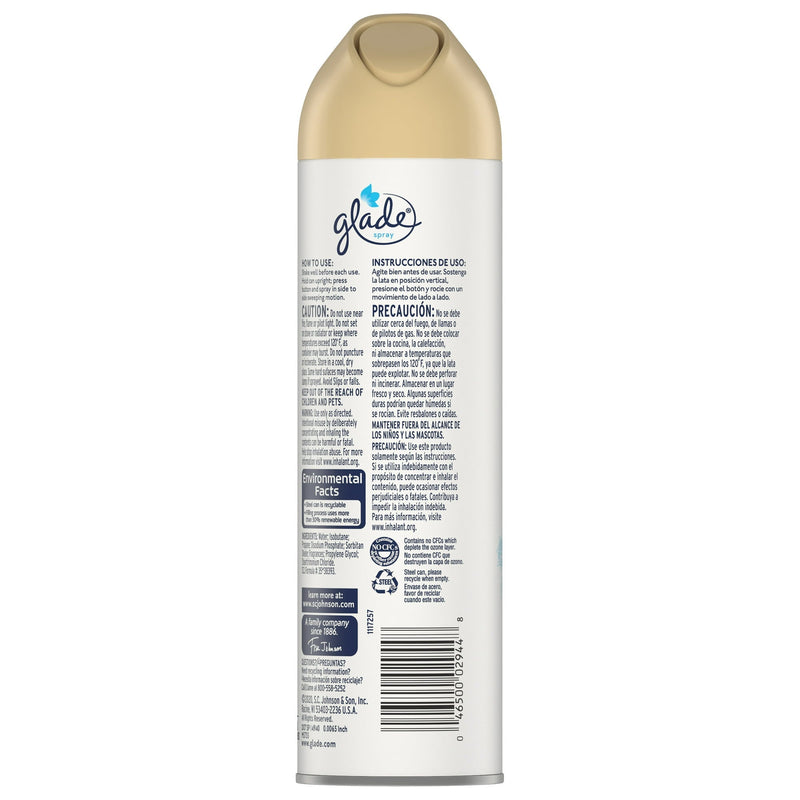Glade Spray Aqua Waves Air Freshener, 8 oz (Pack of 3)