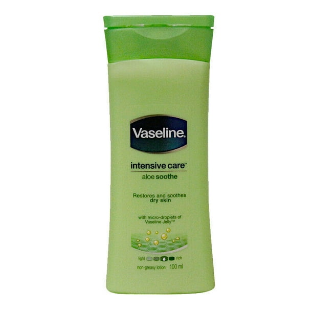 Vaseline Intensive Care Aloe Soothe Lotion, 100ml (Pack of 3)