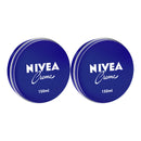 Nivea Cream Tin - Body, Face, and Hand Care, 150ml (Pack of 2)