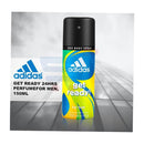 Adidas Get Ready For Him Deodorant Body Spray, 150ml (Pack of 3)