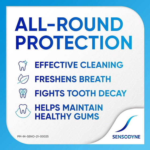 Sensodyne Sensitive Toothpaste - Fresh Gel, 2.64oz (75g) (Pack of 3)