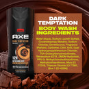 Axe Dark Temptation Dark Chocolate Body Wash 8.45oz 250ml