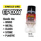 Epoxy Glue Quick Setting w/ Syringe Applicator 0.2 oz (5.6g)
