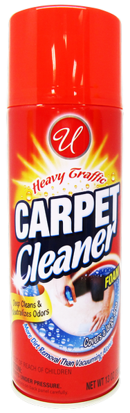 Heavy Traffic Foam Carpet Cleaner - Deep Cleans!, 13oz.