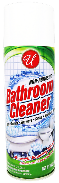 Non-Abrasive Foaming Bathroom Cleaner, 13oz.