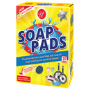 10 Count x Powerful Steel Wool Soap Pads with Lemon