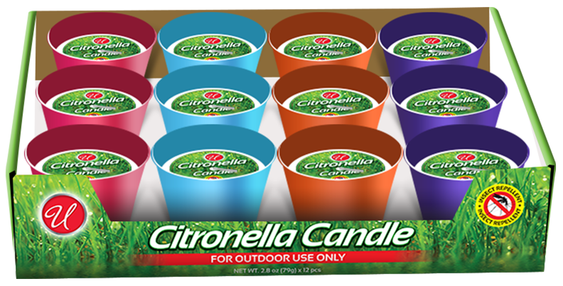 Citronella Candle For Outdoor Use - Insect Repellent Candle, 2.8oz