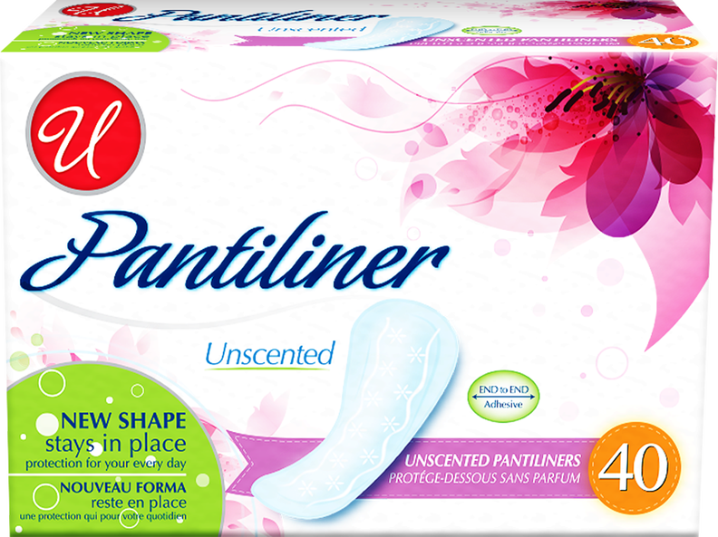 Unscented Pantiliner, 40 Count