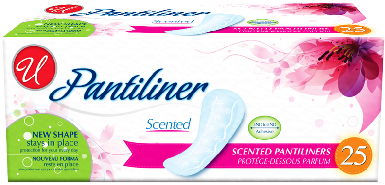 Scented Pantiliner, 25 Count