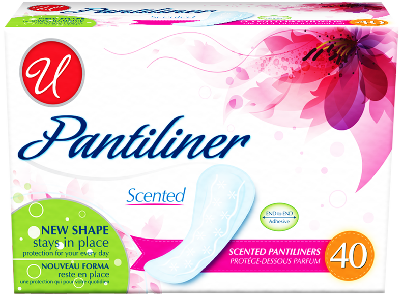 Scented Pantiliner, 40 Count