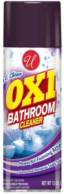 Oxi Bathroom Cleaner Foaming Action - Fresh & Clean, 12oz.