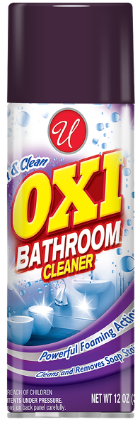 Oxi Bathroom Cleaner Foaming Action - Fresh & Clean, 12oz.