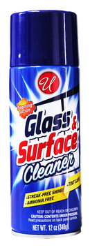 Foaming Glass & Surface Cleaner - Streak-Free Shine!, 12oz.