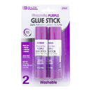 Glue Stick Washable Disappearing Purple 0.7 oz (21g)(2/Pack)