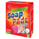 10 Count x Powerful Steel Wool Soap Pads