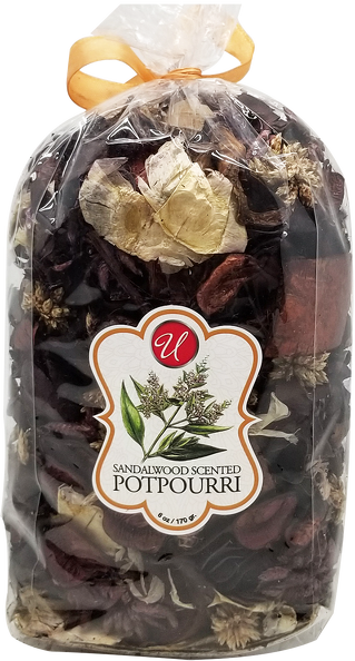 Sandalwood Scented Potpourri, 6oz. (170g)