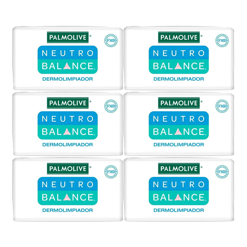 Palmolive Neutro Balance Dermolimpiador Bar Soap, 100g (Pack of 6)