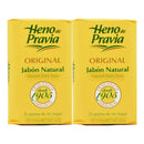 Heno de Pravia Original Jabon Natural Bath Bar Soap, 4oz. (115g) (Pack of 2)