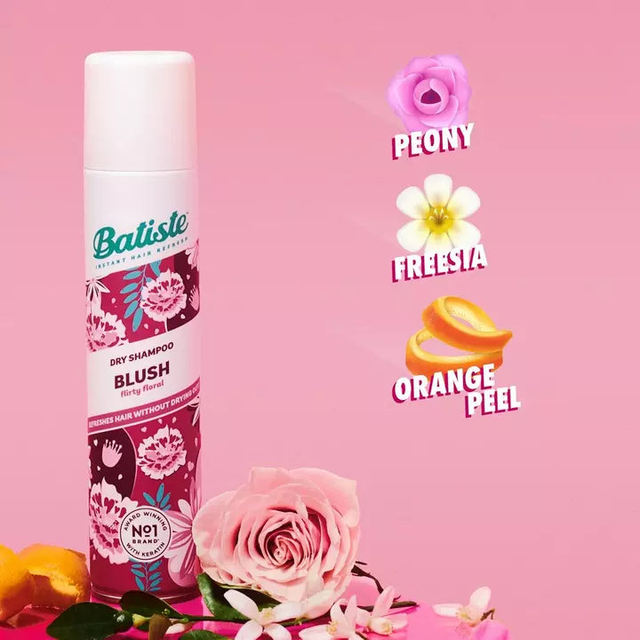 Batiste Blush Dry Shampoo - Floral & Flirty, 6.73 fl oz. (Pack of 2)