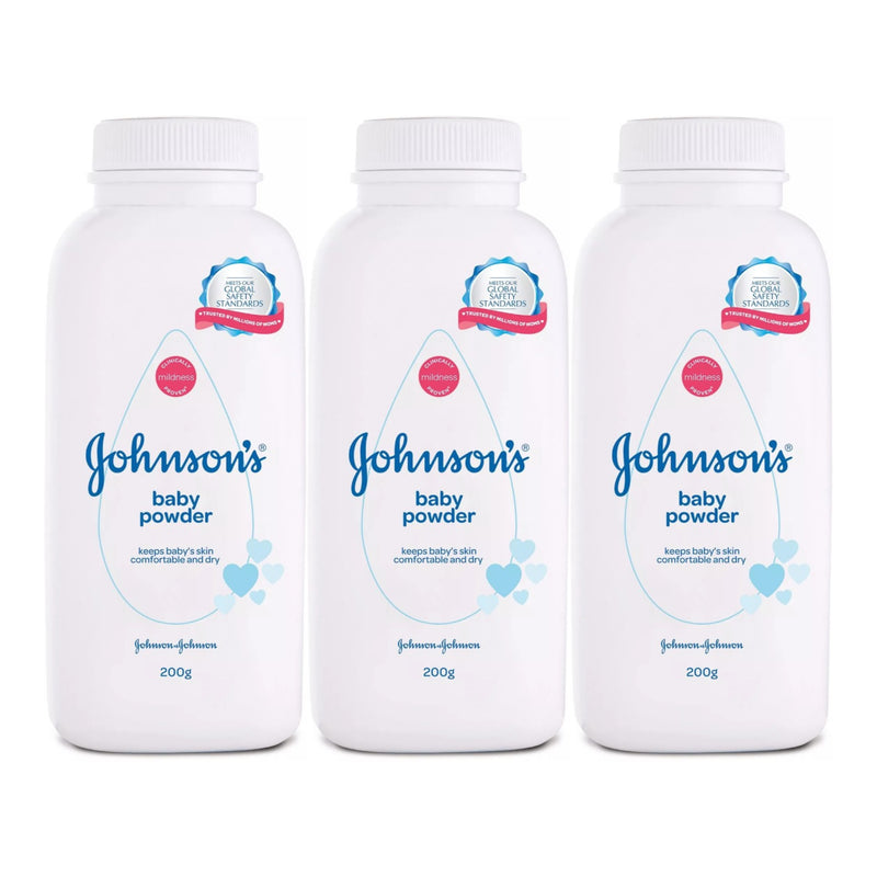 Johnson's Baby Powder, 200gm (Pack of 3)