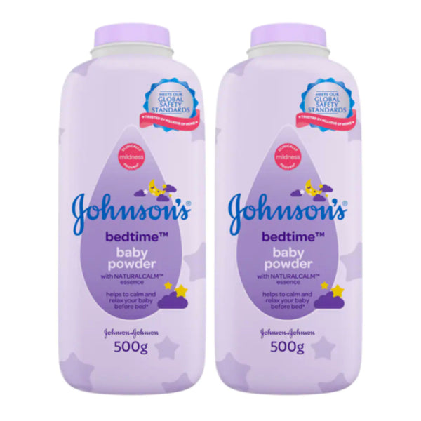 Johnson's Bedtime Baby Powder, 500gm (Pack of 2)