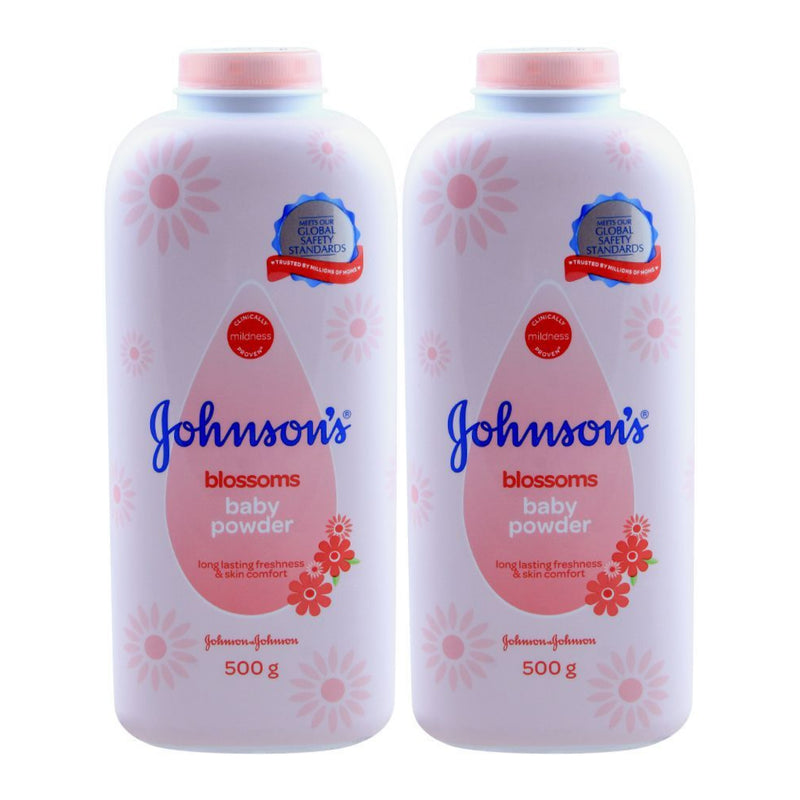 Johnson's Blossoms Baby Powder, 500gm (Pack of 2)
