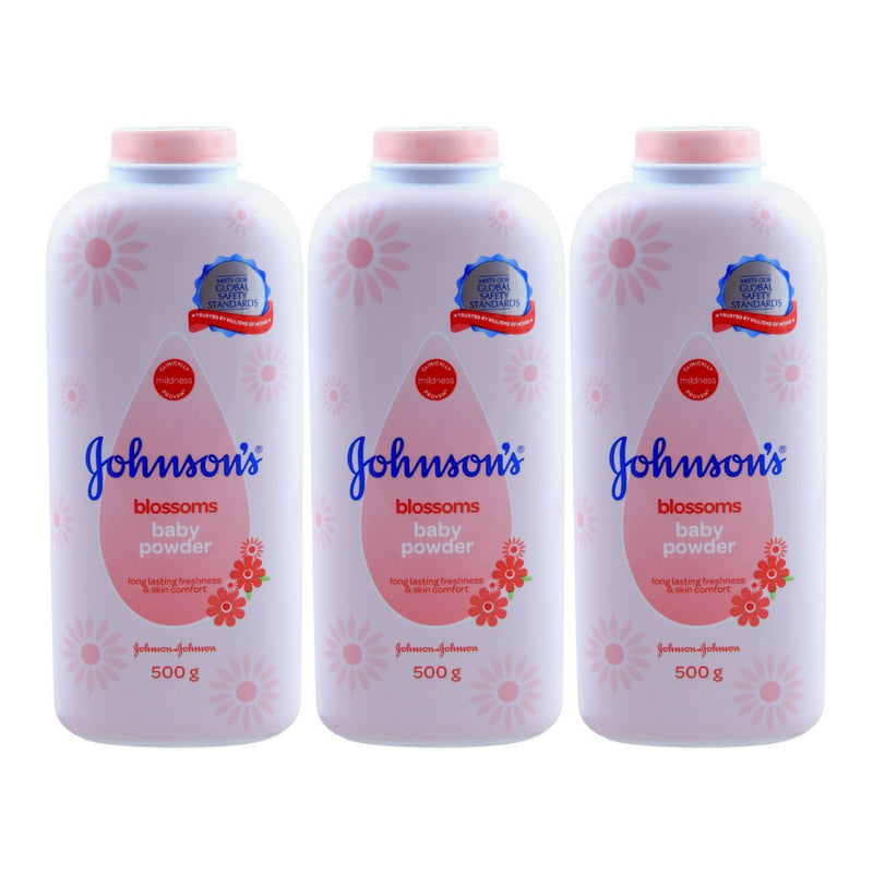 Johnson's Blossoms Baby Powder, 500gm (Pack of 3)