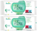 Pampers Aqua Pure Baby Wipes, 48 Wipes (Pack of 2)