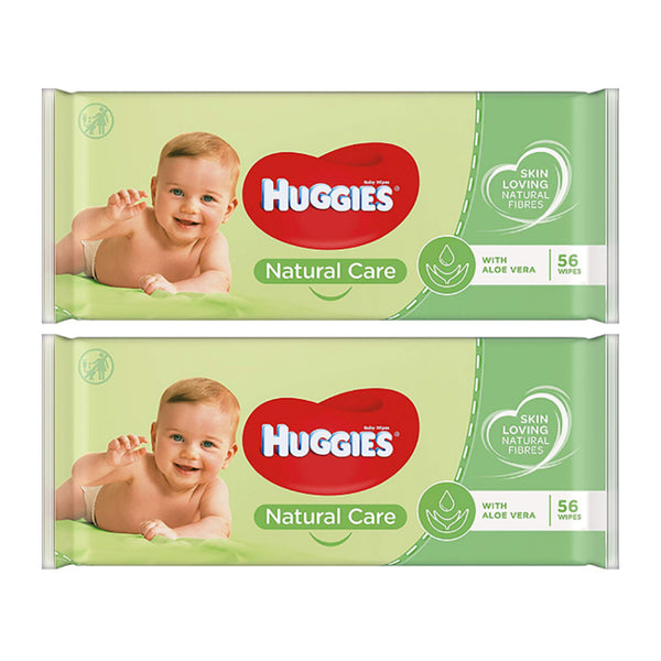 Huggies  Baby Wipes, 56 Wipes (Pack of 2)