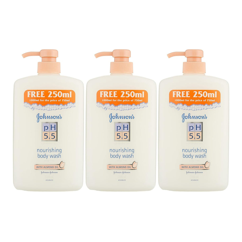Johnson's Baby pH Nourishing Body Wash w/ Almond Oil (1000ml