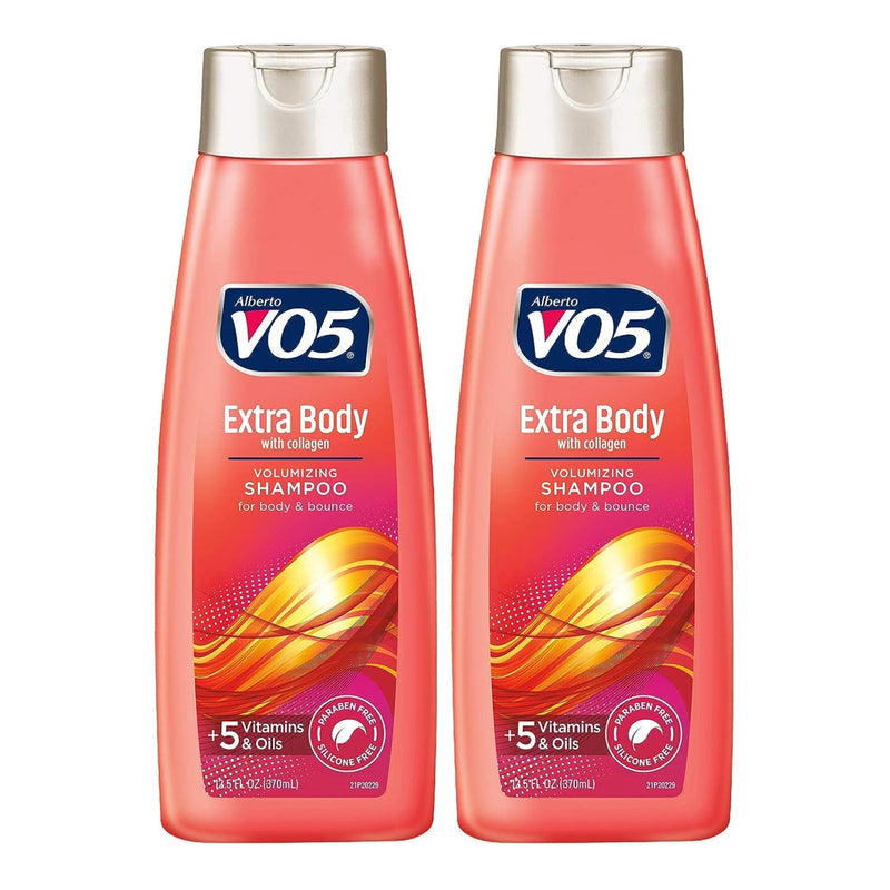 Alberto VO5 Extra Body with Collagen Volumizing Shampoo, 12.5 oz. (Pack of 2)