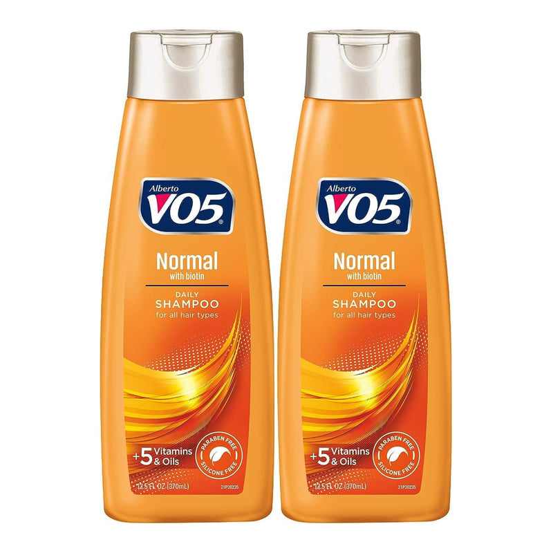 Alberto VO5 Normal with Biotin Daily Shampoo, 12.5 fl oz. (370ml) (Pack of 2)