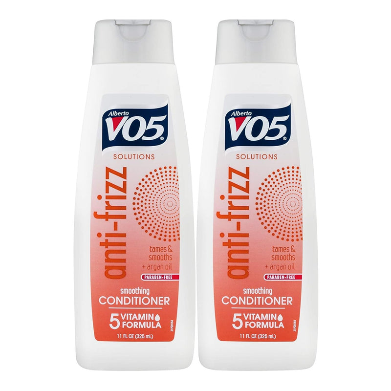 Alberto VO5 Anti-Frizz Smoothing Conditioner 5 Vitamin Formula 11oz (Pack of 2)