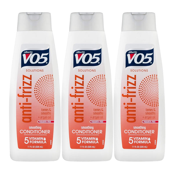 Alberto VO5 Anti-Frizz Smoothing Conditioner 5 Vitamin Formula 11oz (Pack of 3)