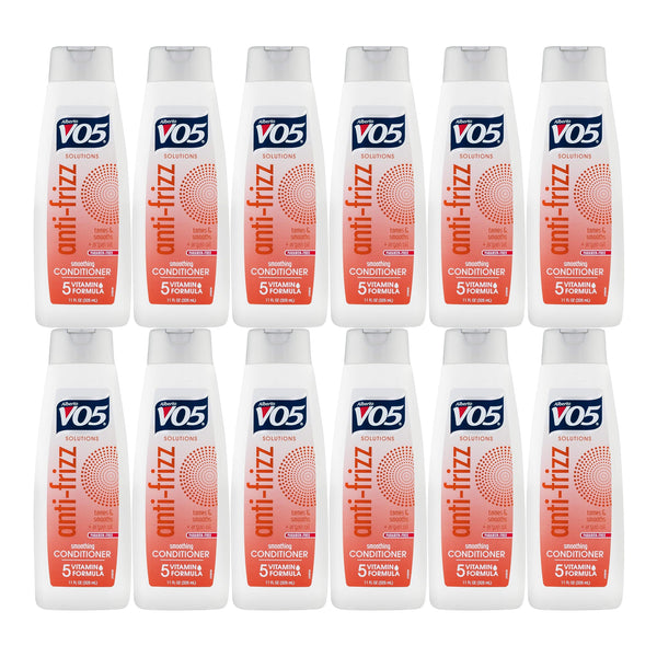 Alberto VO5 Anti-Frizz Smoothing Conditioner 5 Vitamin Formula 11oz (Pack of 12)