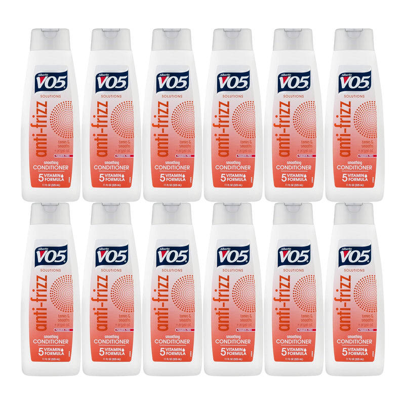 Alberto VO5 Anti-Frizz Smoothing Conditioner 5 Vitamin Formula 11oz (Pack of 12)