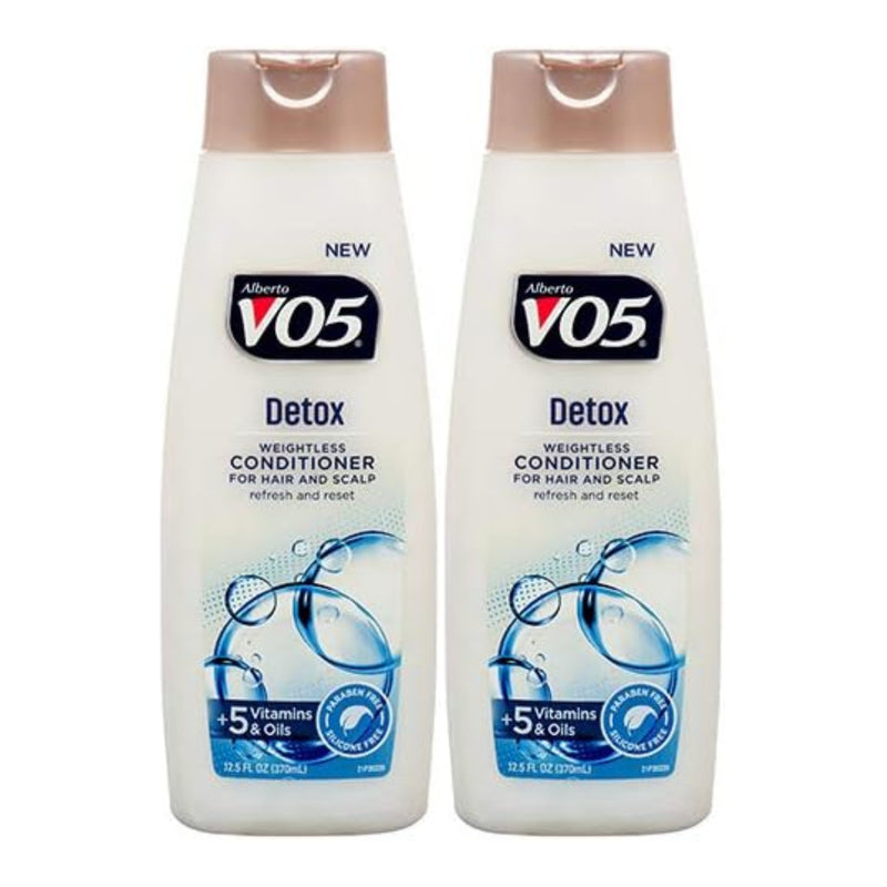 Alberto VO5 Detox Weightless Conditioner for Hair & Scalp, 12.5 oz. (Pack of 2)