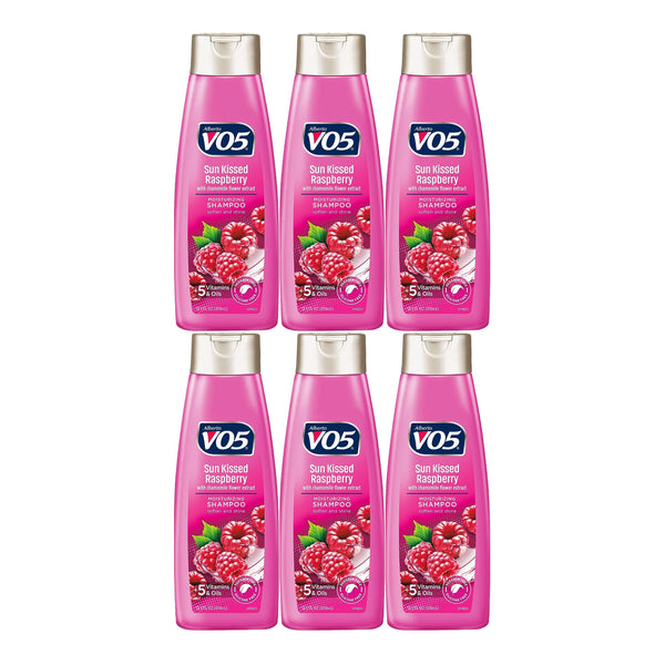 Alberto VO5 Sun Kissed Raspberry Chamomile Flower Shampoo, 12.5 oz. (Pack of 6)