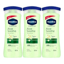 Vaseline Intensive Care Aloe Soothe Body Lotion, 400ml (Pack of 3)