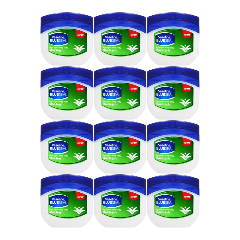 Vaseline Blue Seal Aloe Fresh Petroleum Jelly, 50ml (Pack of 12)