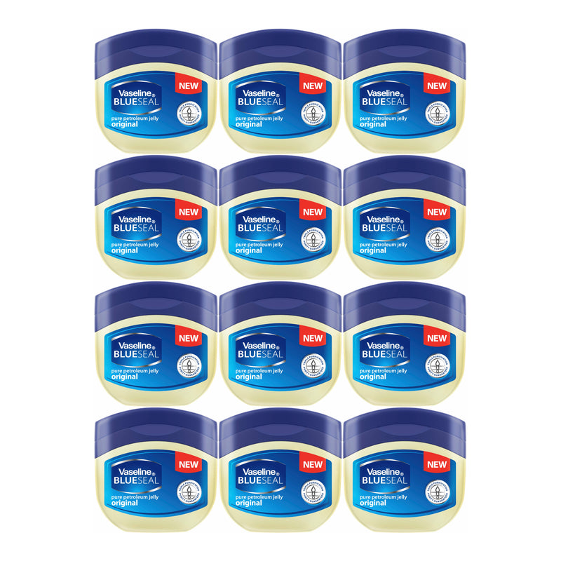 Vaseline Blue Seal Original Petroleum Jelly, 50ml (Pack of 12)