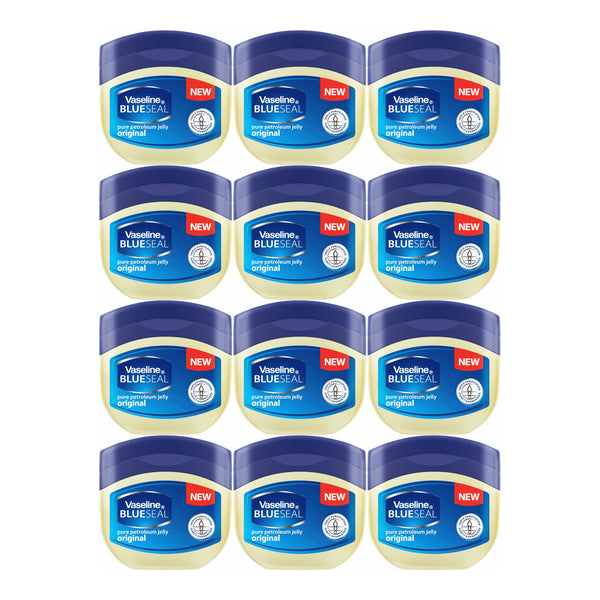 Vaseline Blue Seal Original Petroleum Jelly, 100ml (Pack of 12)