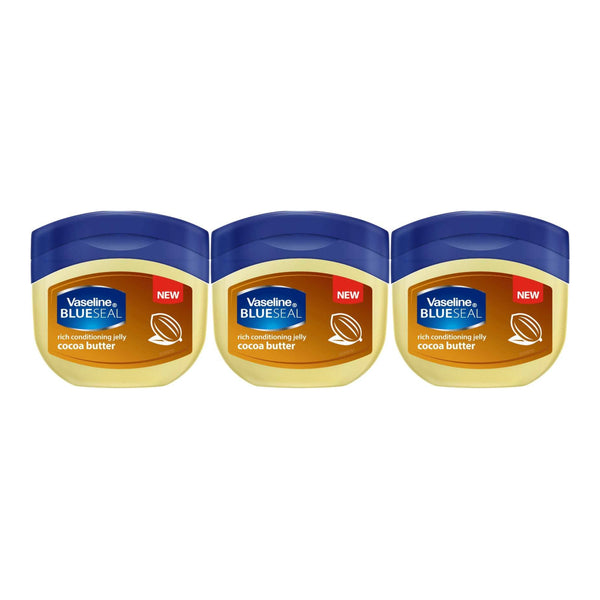 Vaseline Blue Seal Cocoa Butter Petroleum Jelly, 100ml (Pack of 3)