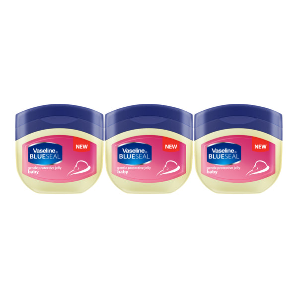Vaseline Blue Seal Baby Soft Petroleum Jelly, 100ml (Pack of 3)