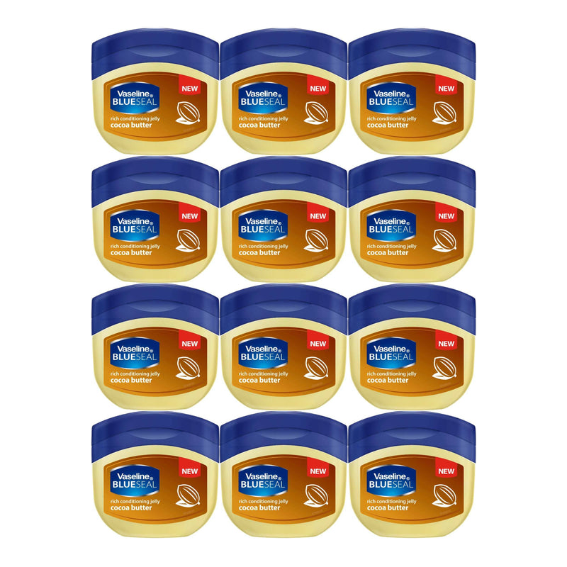 Vaseline Blue Seal Cocoa Butter Petroleum Jelly, 250ml (Pack of 12)