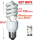 26 Watts (125w Equivalent) Energy Saving Light Bulb - Soft White