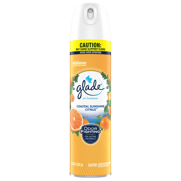 Glade Coastal Sunshine Citrus Air Freshener Spray, 8.3 oz.