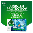 Dettol Instant Cool Antibacterial Soap Bar, 3.5oz (100g)