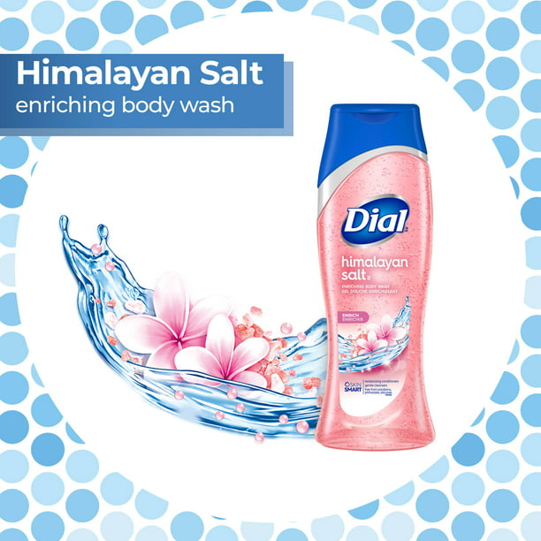 Dial Himalayan Salt Enriching Body Wash Gel Douche, 16 oz